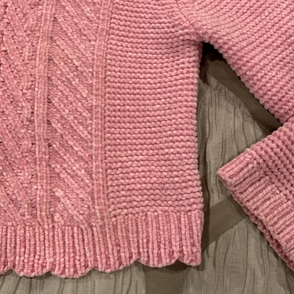 Tommy Bahama Other - Kid’s Clothe’s Pink Sweater Girls size 7/8 Velour